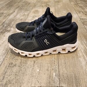 On Running Womens Black Athletic Shoes